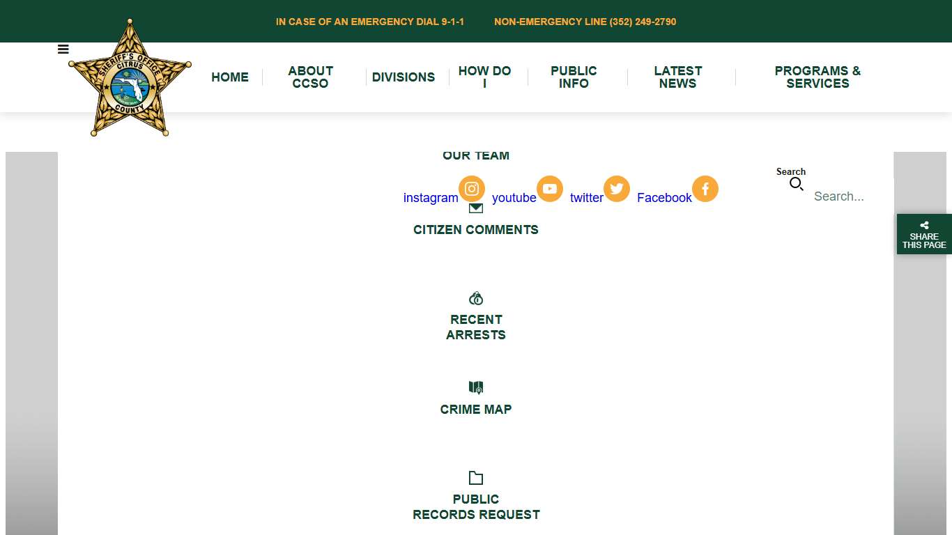 Citrus County Sheriff's Office, FL