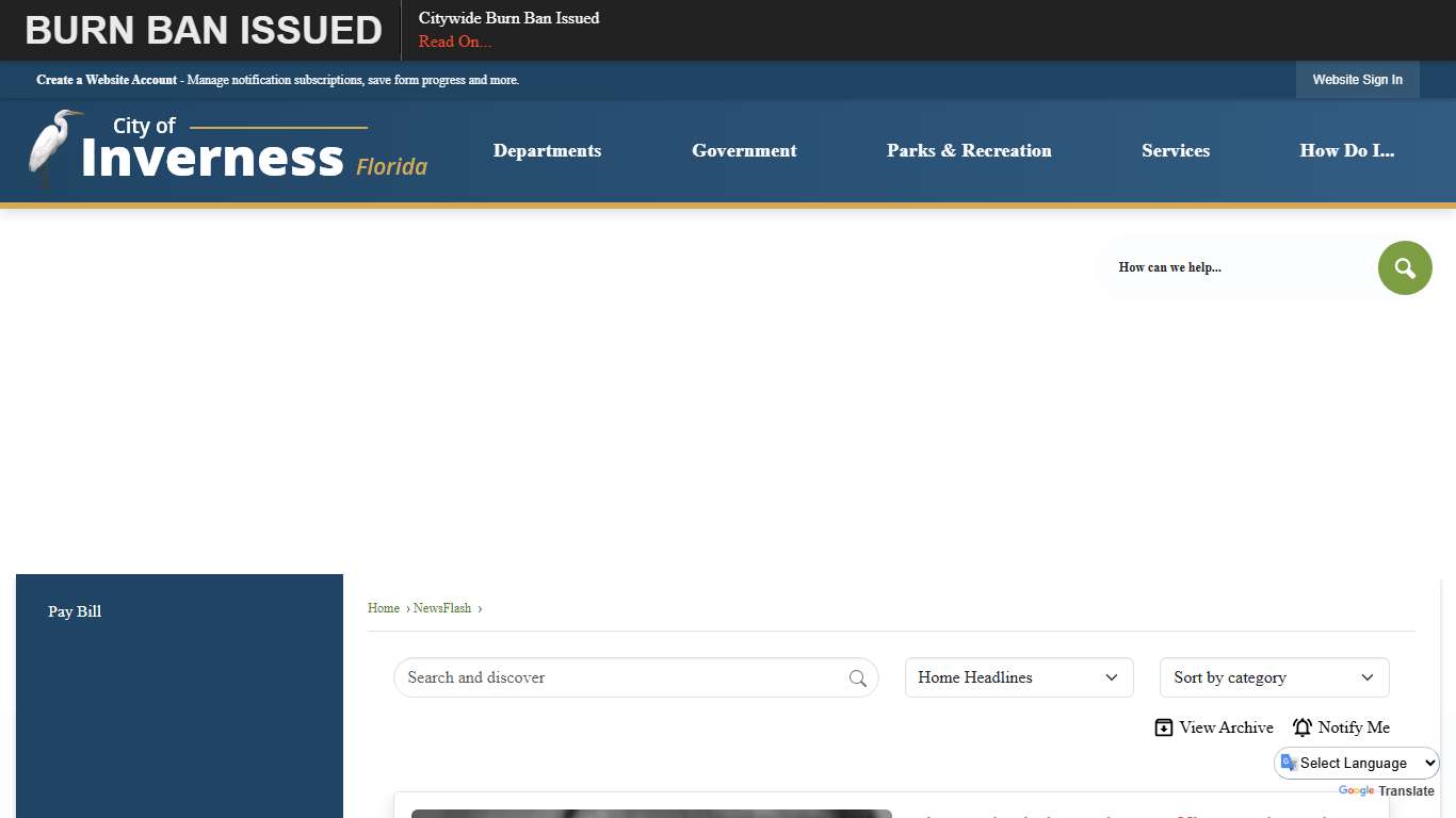 News & Announcements • Inverness